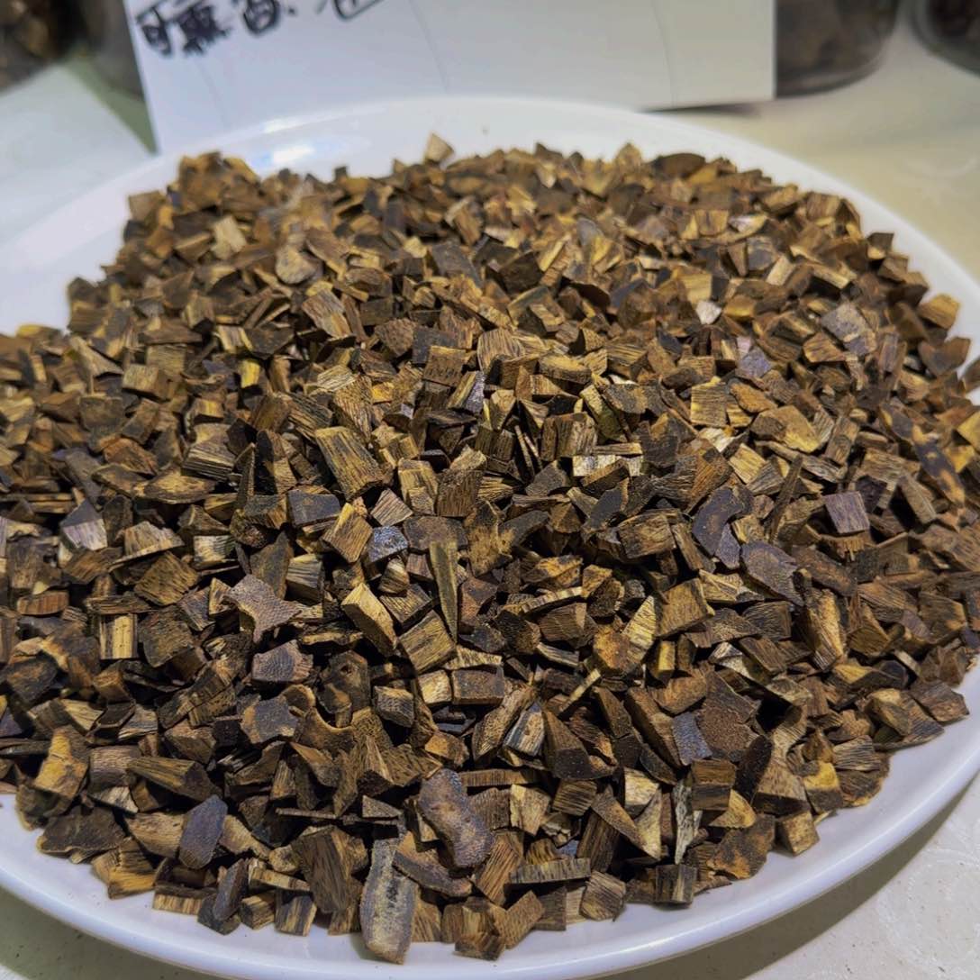沉香沉香碎屑虎斑紫棋碎料100克！！！