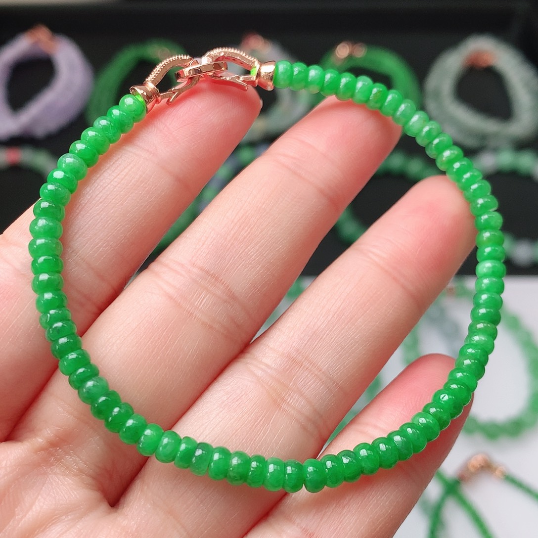 翡翠未镶嵌手链翡翠