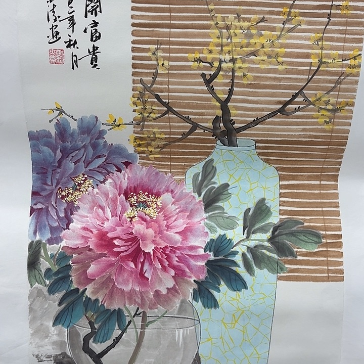 国画手绘国画作品