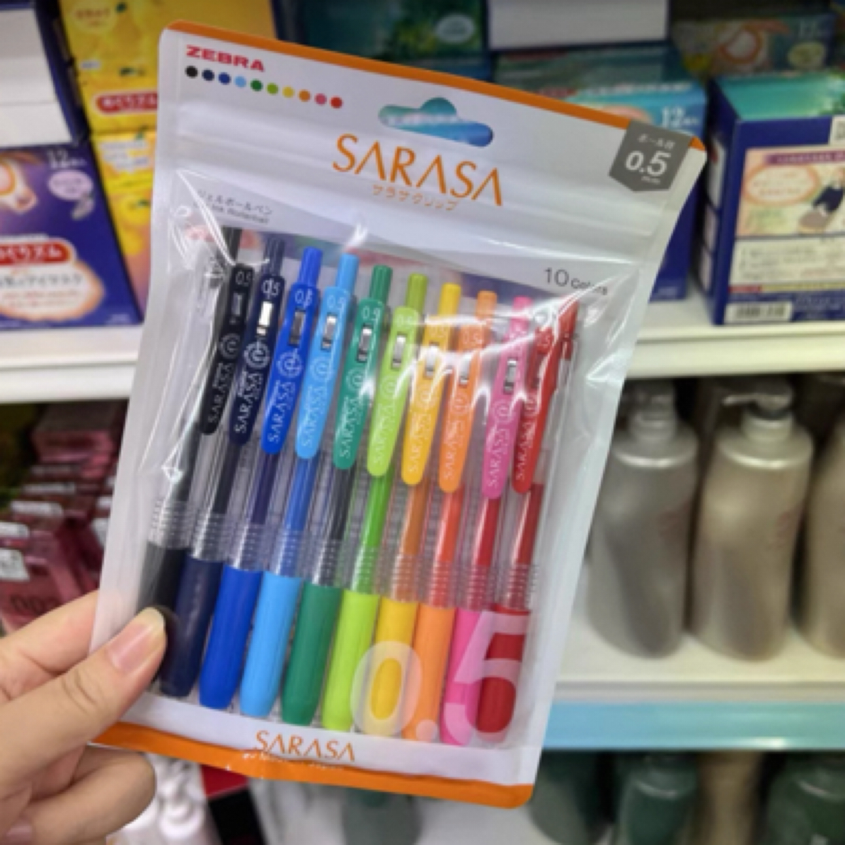 K09 ZEBRA日本斑马JJ15斑马油性笔0.5彩色7332