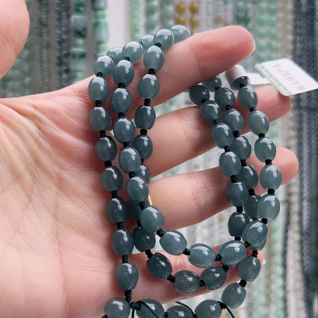 心***翔翡翠未镶嵌颈饰珠链