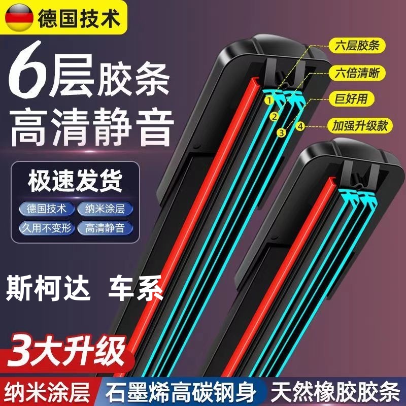 适用斯柯达专用雨刮器明锐晶昕锐昕动速派野帝昊锐柯珞柯米克雨刷