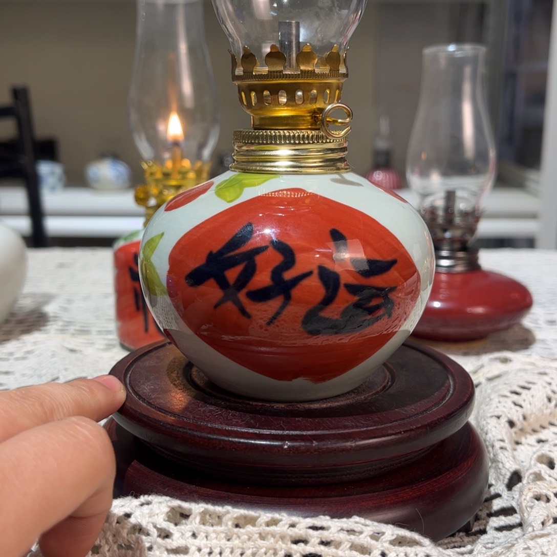 摆件景德镇陶瓷香薰灯