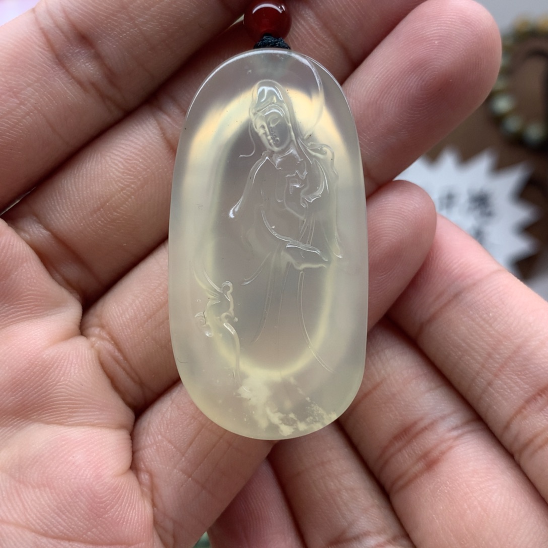 岫玉未镶嵌吊坠(不含链)