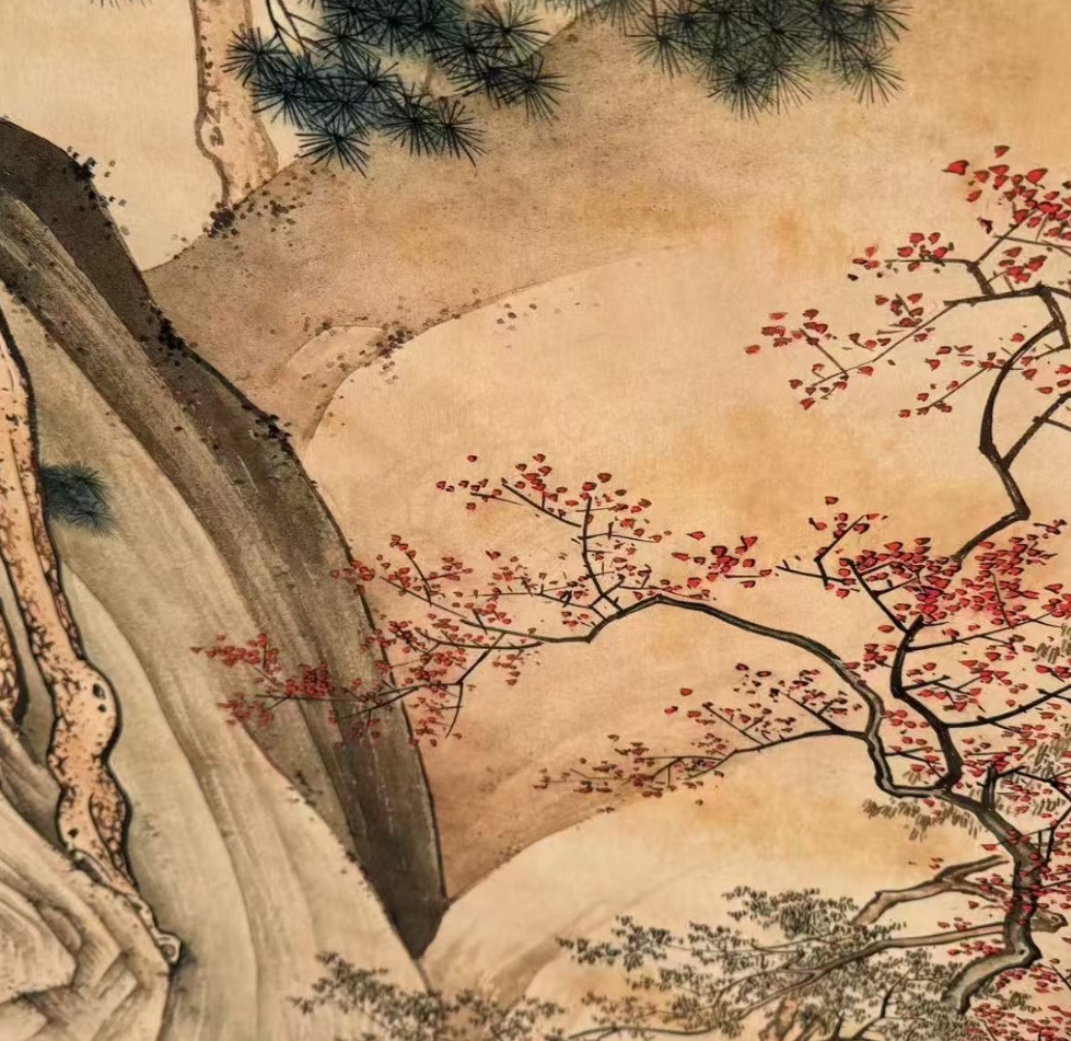 千古书画院 精品中堂 山水图【精品】仿古印刷装饰画