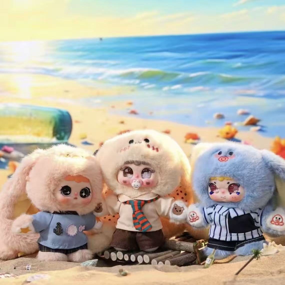 【拆盒】JiiMo-航海日志系列潮玩毛绒盲盒系列可爱挂件礼物