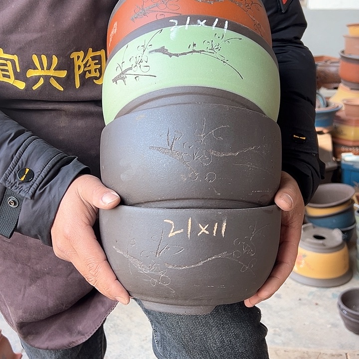 紫砂花盆不好意思哈哈哈我也