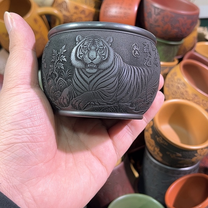茶杯紫砂全手工紫砂主人杯