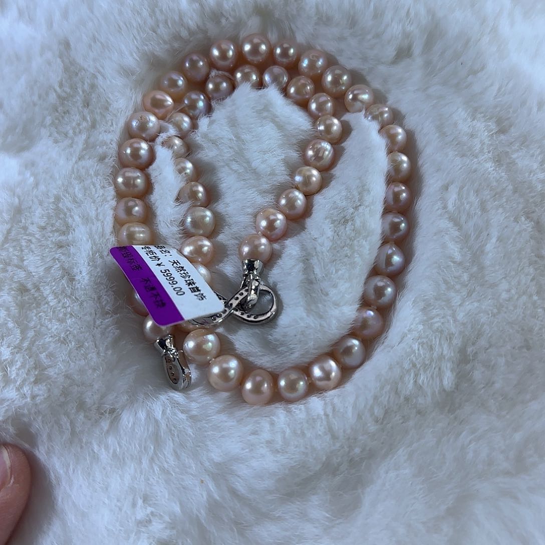 未镶嵌项链定制215淡水珍珠