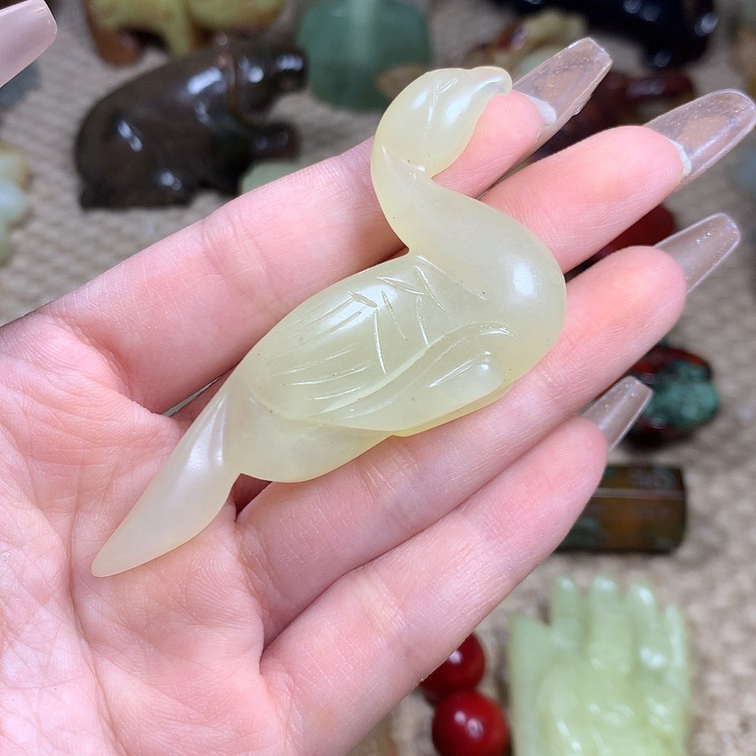 白玉菩提吊坠挂件