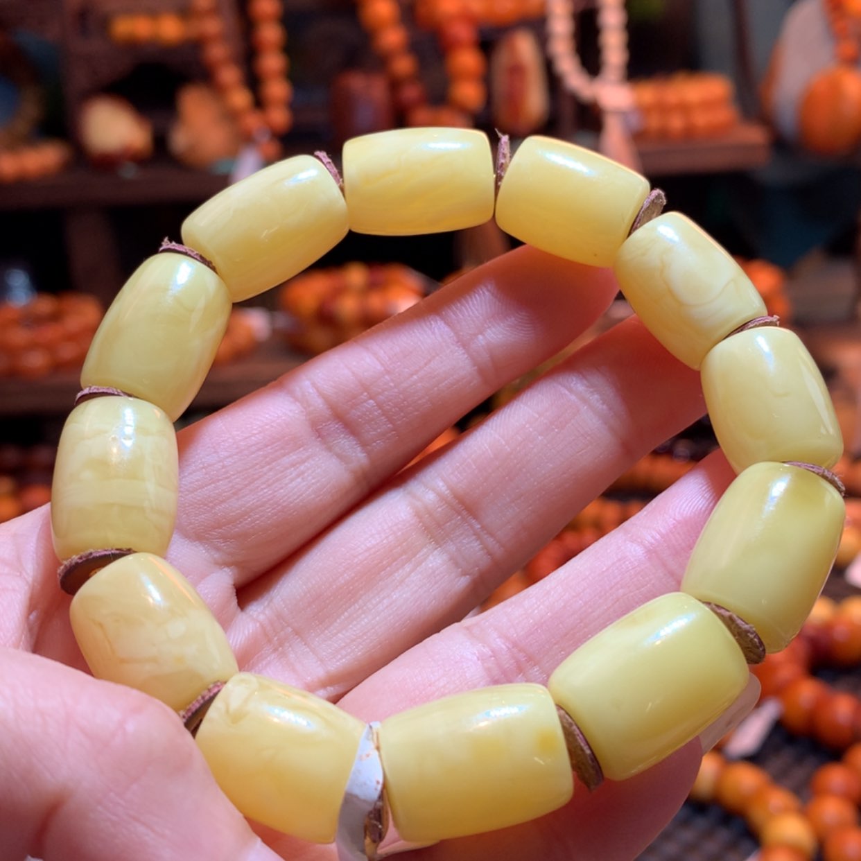 【闪购商品】手串蜜蜡未镶嵌蜜蜡手串