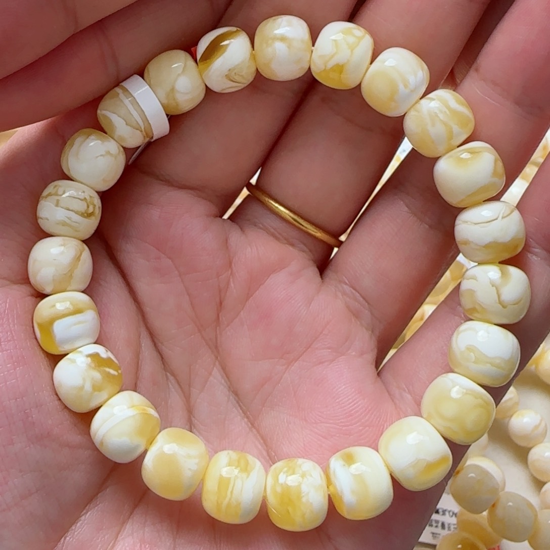 琥珀手链未镶嵌蜜蜡