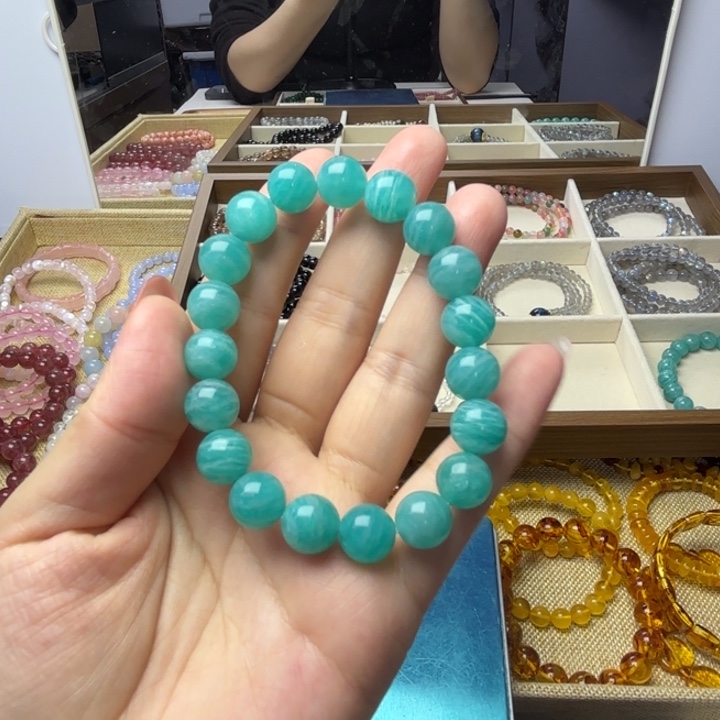 玛瑙/玉髓合金手链天河石