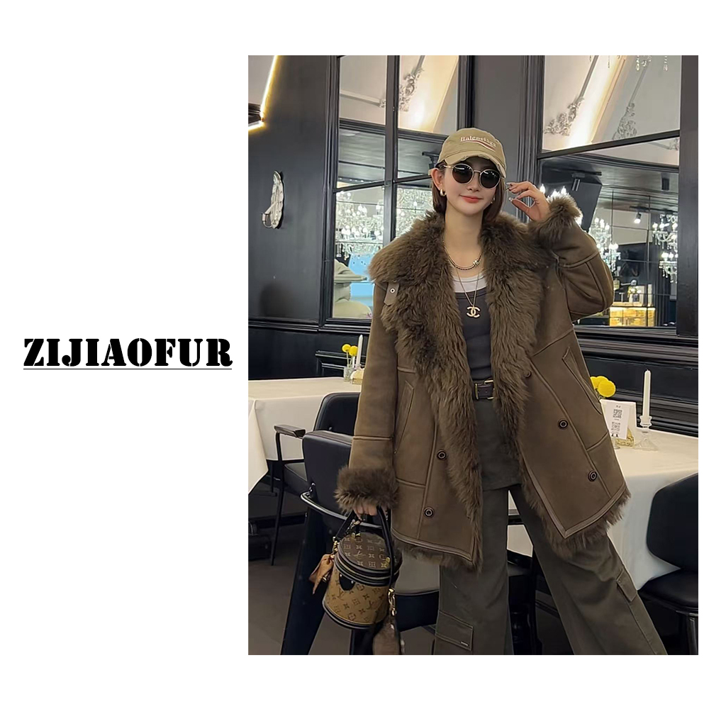 “富士山下”卡图斯工艺托斯卡纳｜25新品高定｜限量皮草ZYSS-ZF41671