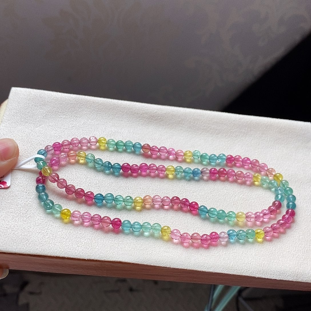 碧玺碧玺手链未镶嵌