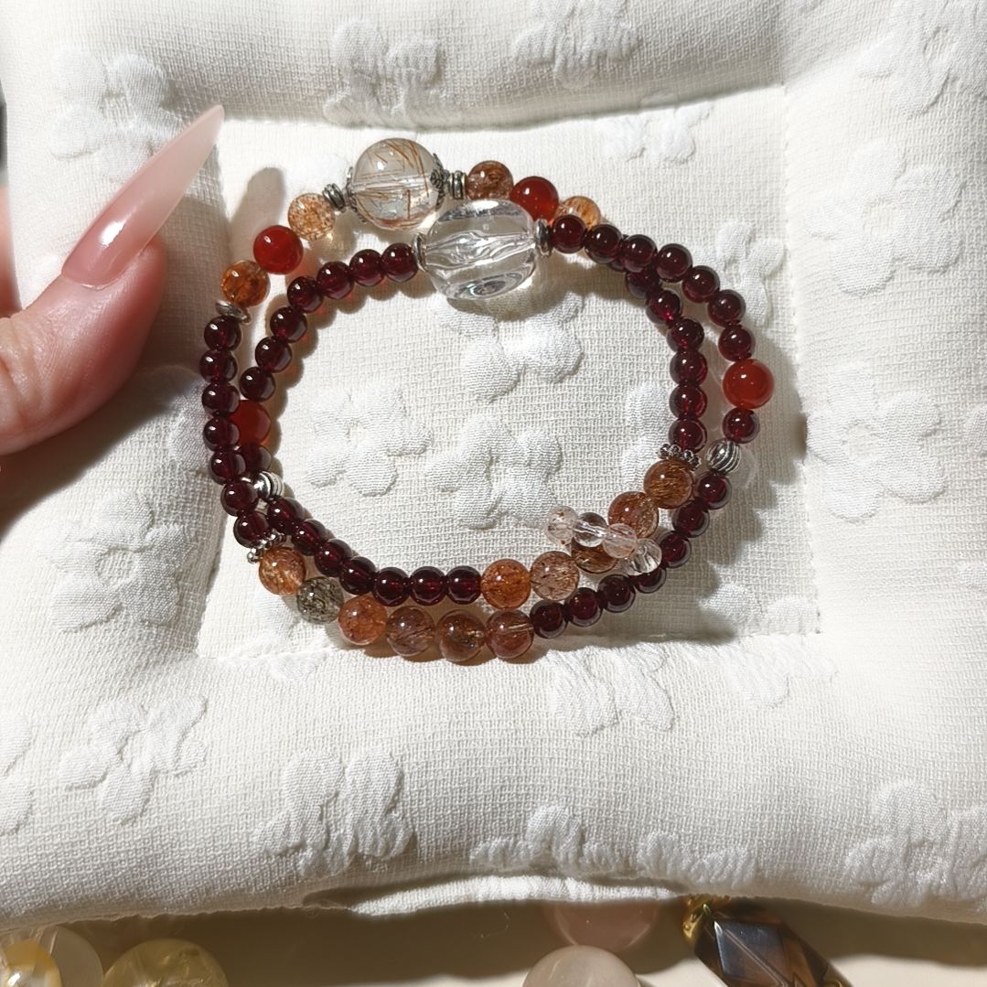 水晶未镶嵌手链多宝