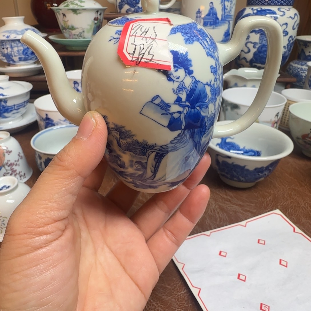 陶摆件今天晚上的月亮很美