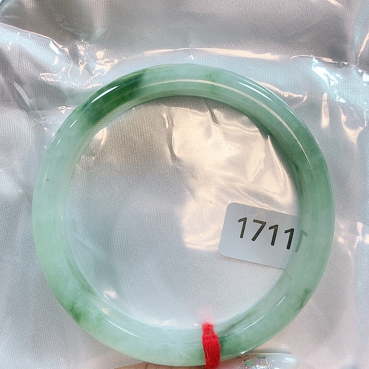 翡翠手镯未镶嵌天然翡翠手镯63