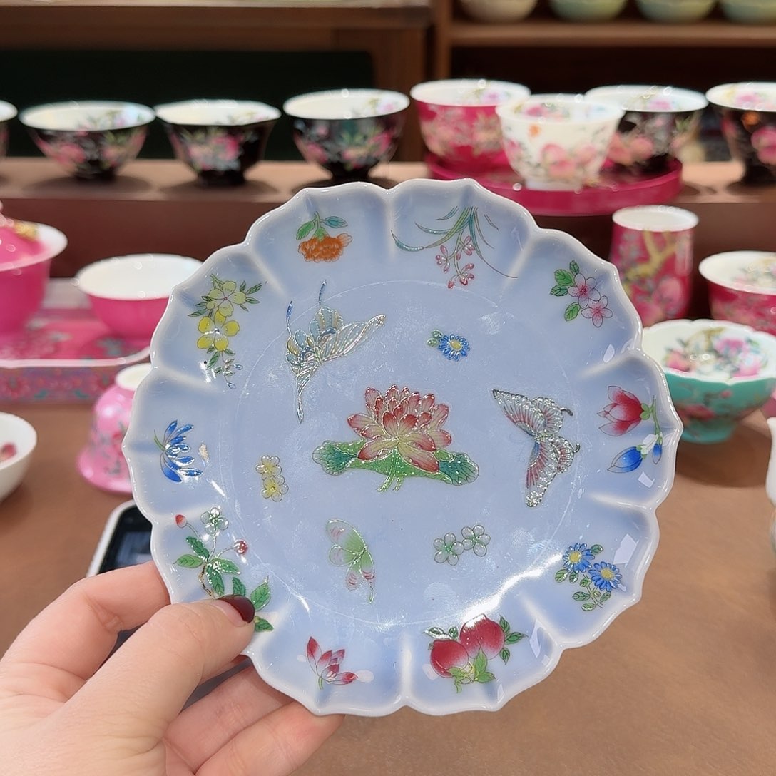 珐琅彩主人杯茶具套装