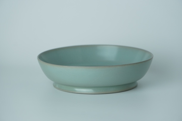新序大师作品：汝窑粉青釉圆洗