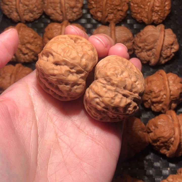 文玩核桃把件蛙饼40