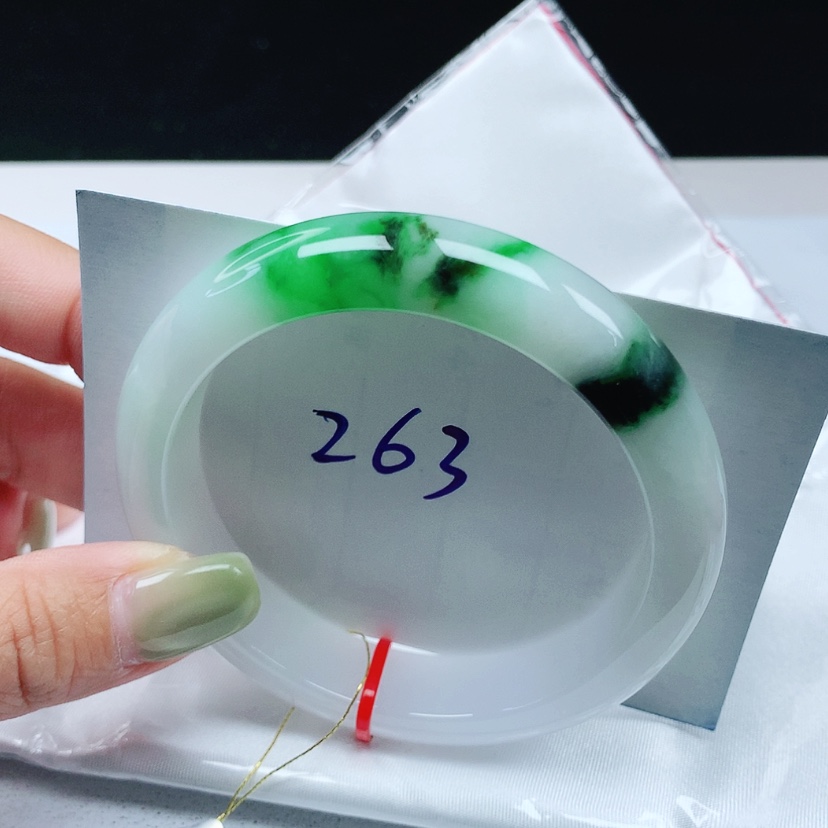 【闪购商品】翡翠未镶嵌手镯 正圈58