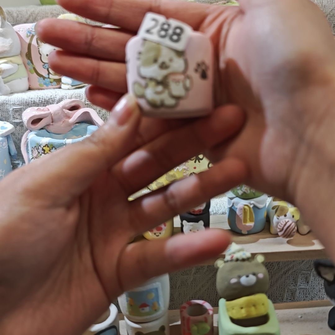 美***夕满29.9包邮手工花盆