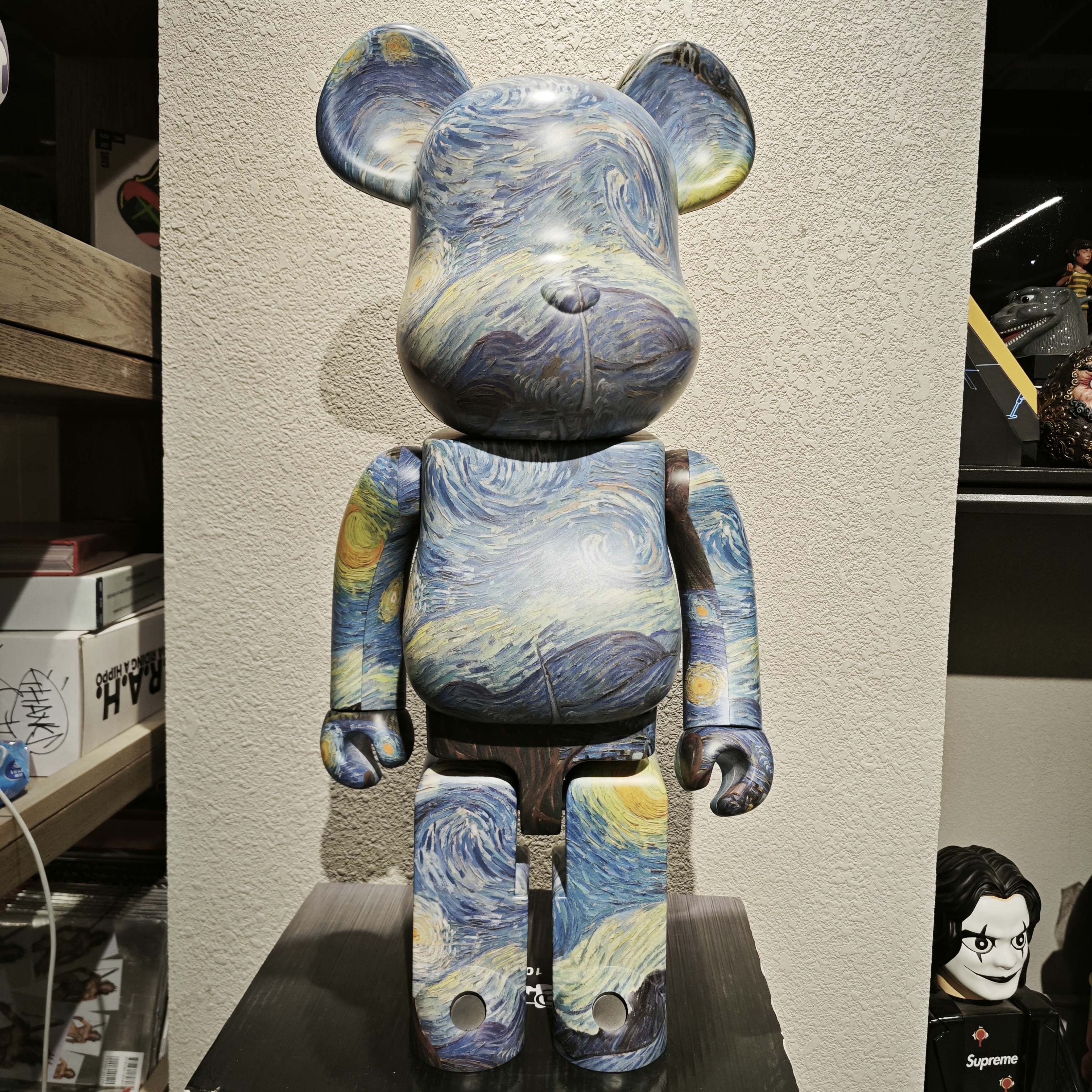 【山哥ST】bearbrick 积木熊 梵高星空 1000% 星空脸