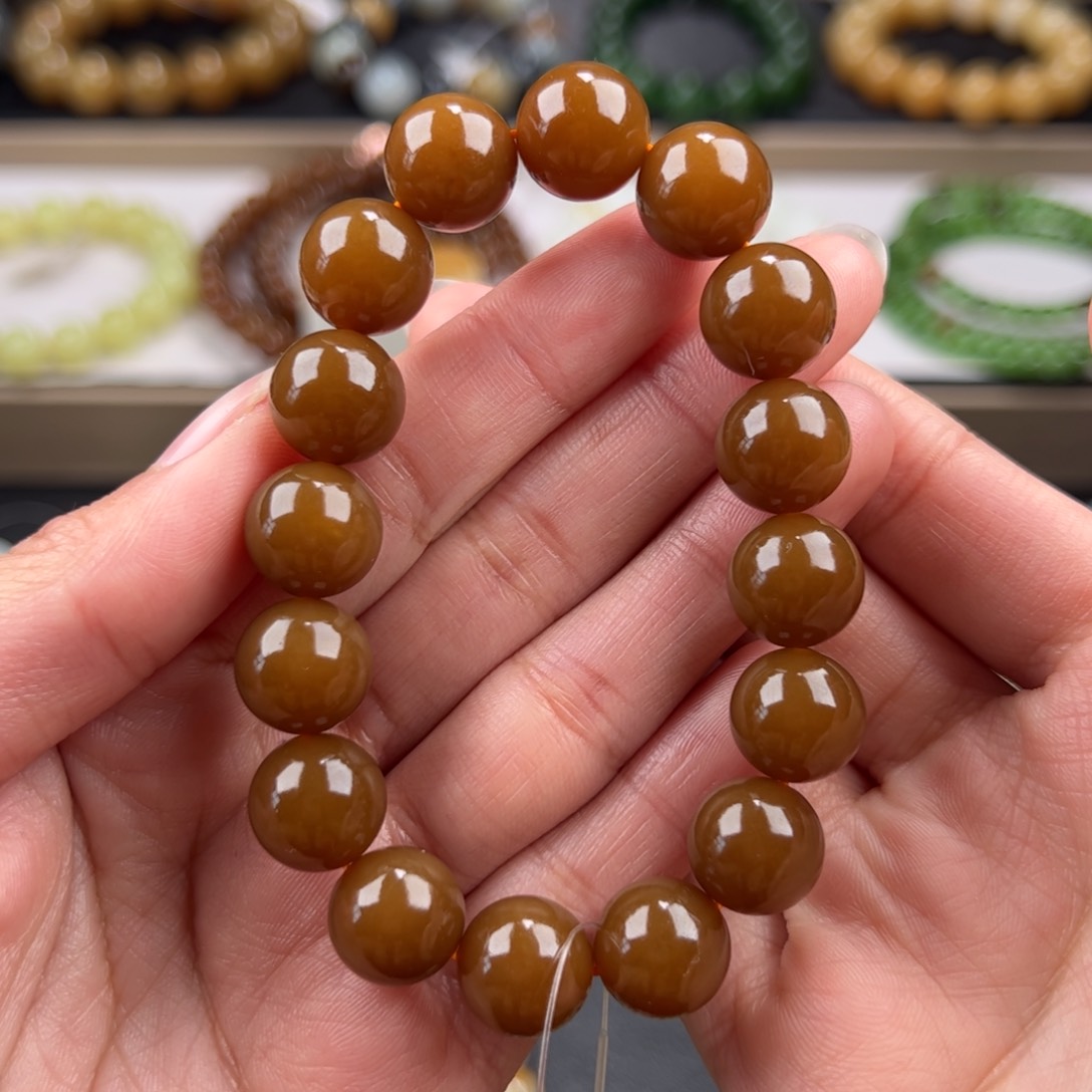 和田玉手链未镶嵌与**善