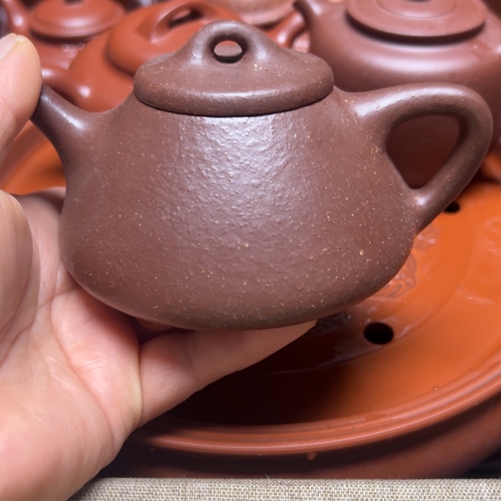 紫砂茶壶宜兴原矿紫降泥