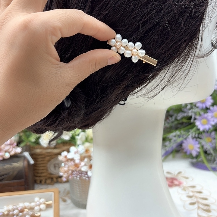 未镶嵌发饰淡水珍珠