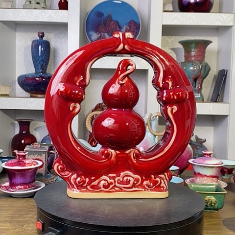 摆件禹州神后钧瓷原产地~