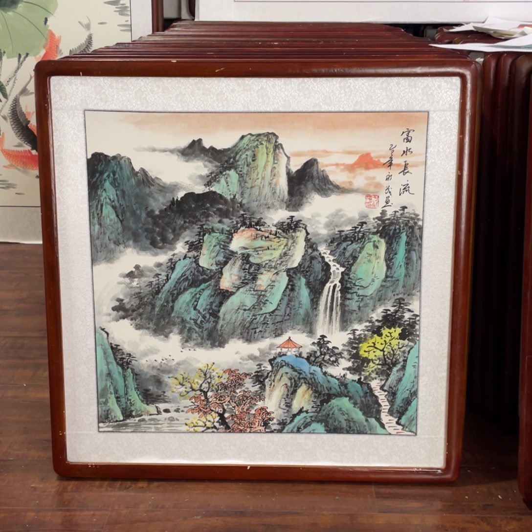 国画带框尺寸63*63厘米