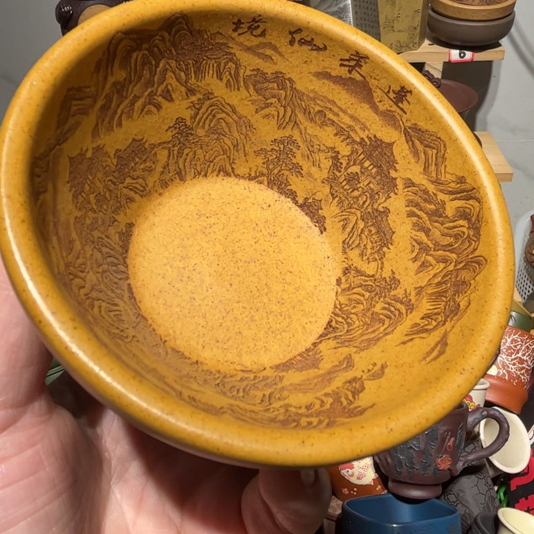 紫砂茶杯宜兴紫砂主人杯