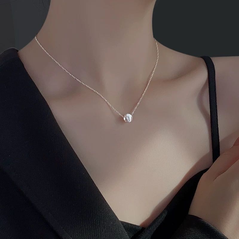 坠链均足银合成锆石 疆妹子时尚银项链集合（直播间专用）12-5-W