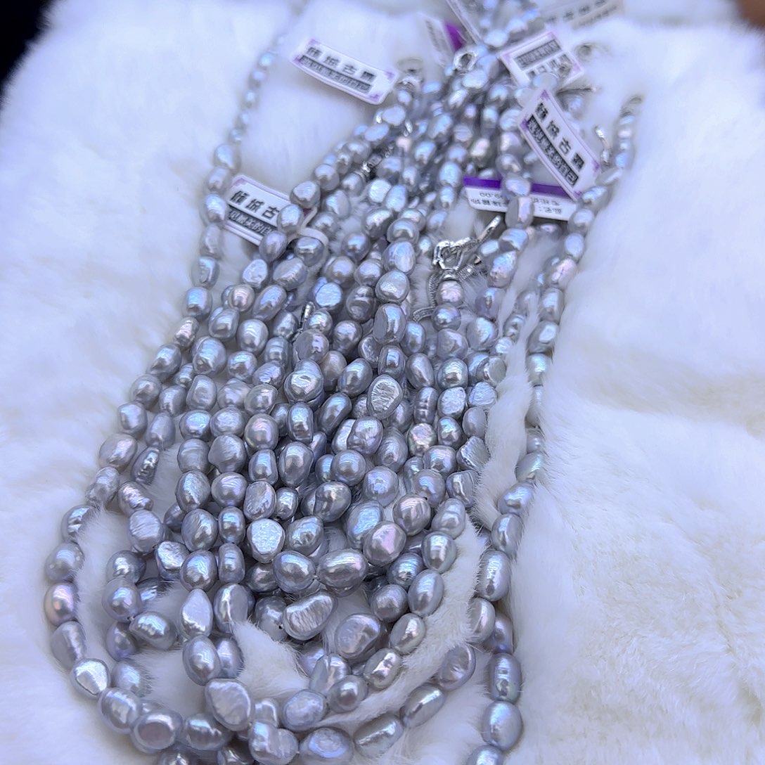 未镶嵌项链定制多样性发货发其一468淡水珍珠