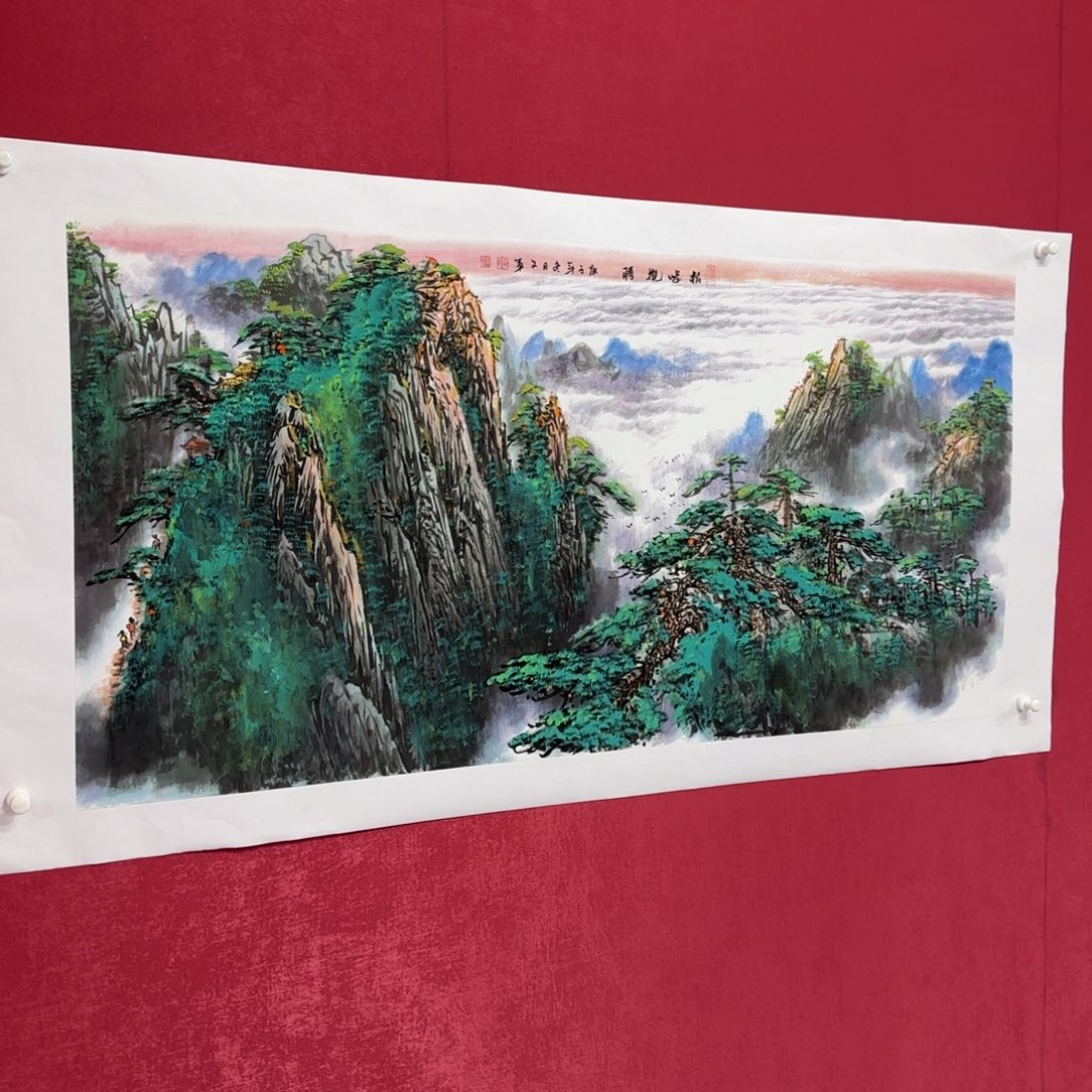 国画国画李文军教授精品