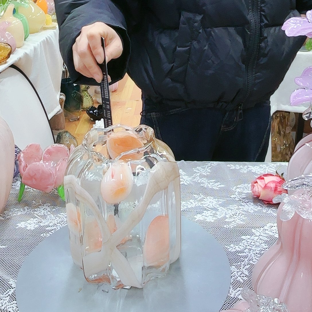 福利不退不换琉璃花瓶艺术品