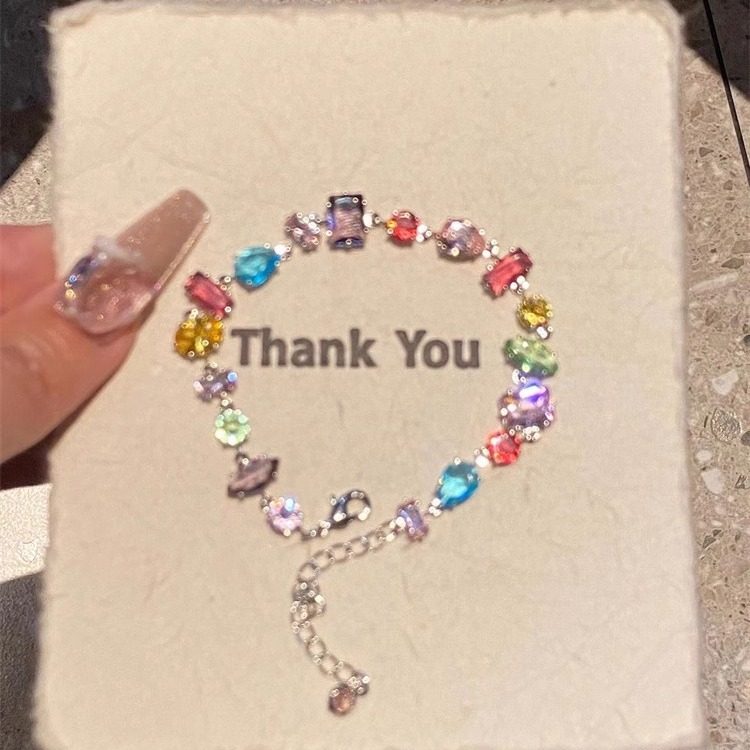 铜合金手链 梅姐饰品114 彩色糖果手链轻奢小众高级感森系配饰