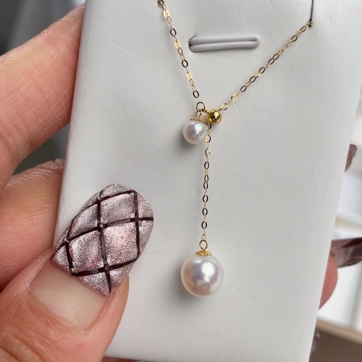 海水珍珠颈饰18K金镶嵌