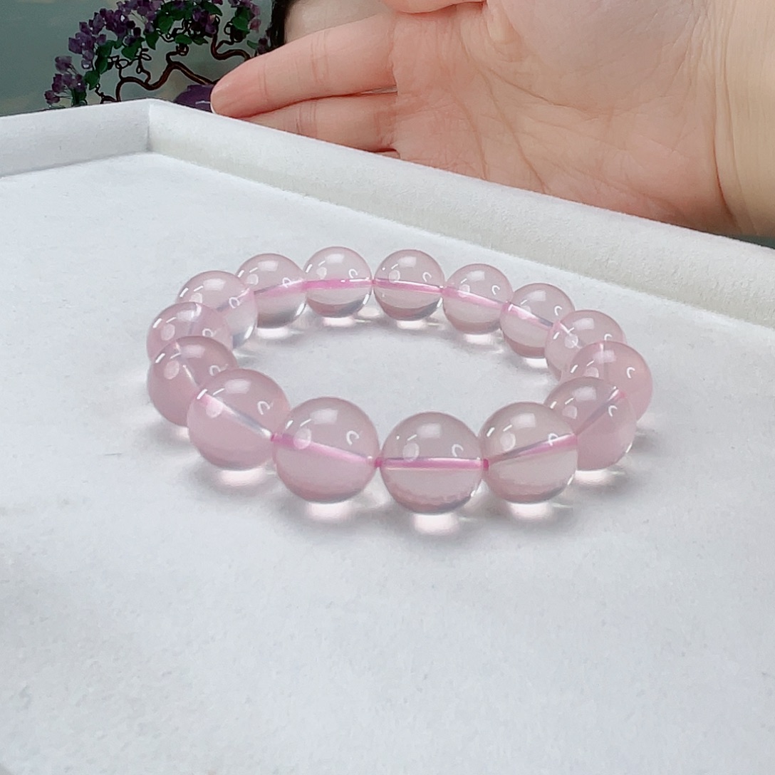 水晶手链未镶嵌水晶13.5