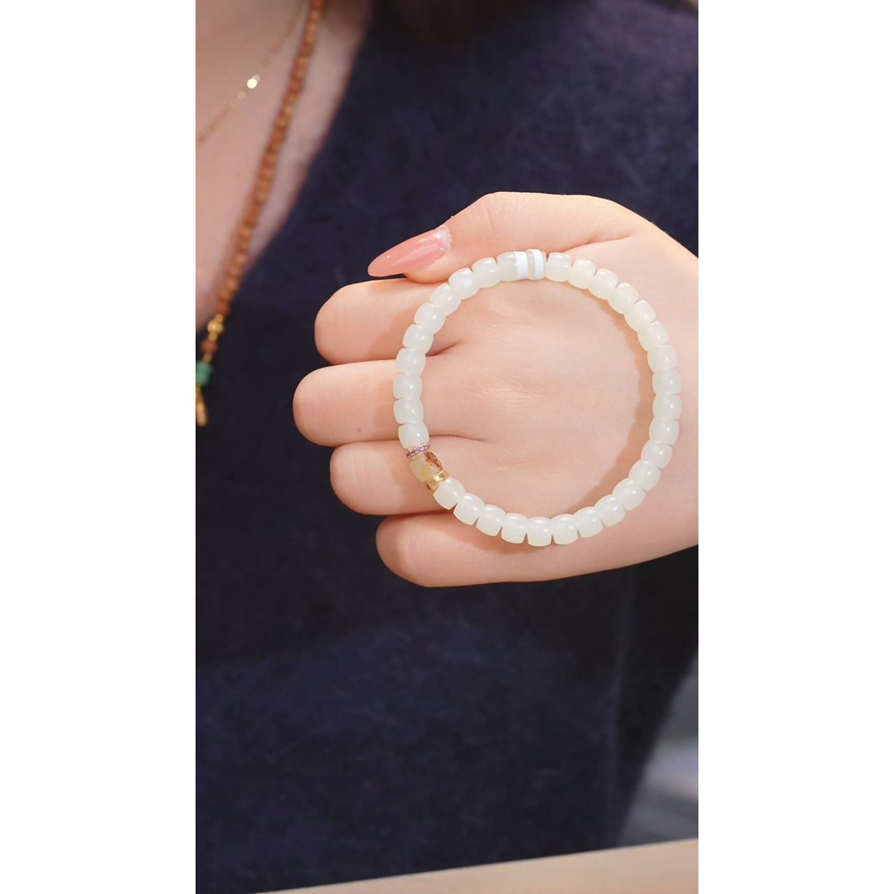 和田玉手串未镶嵌（二）@@P9345