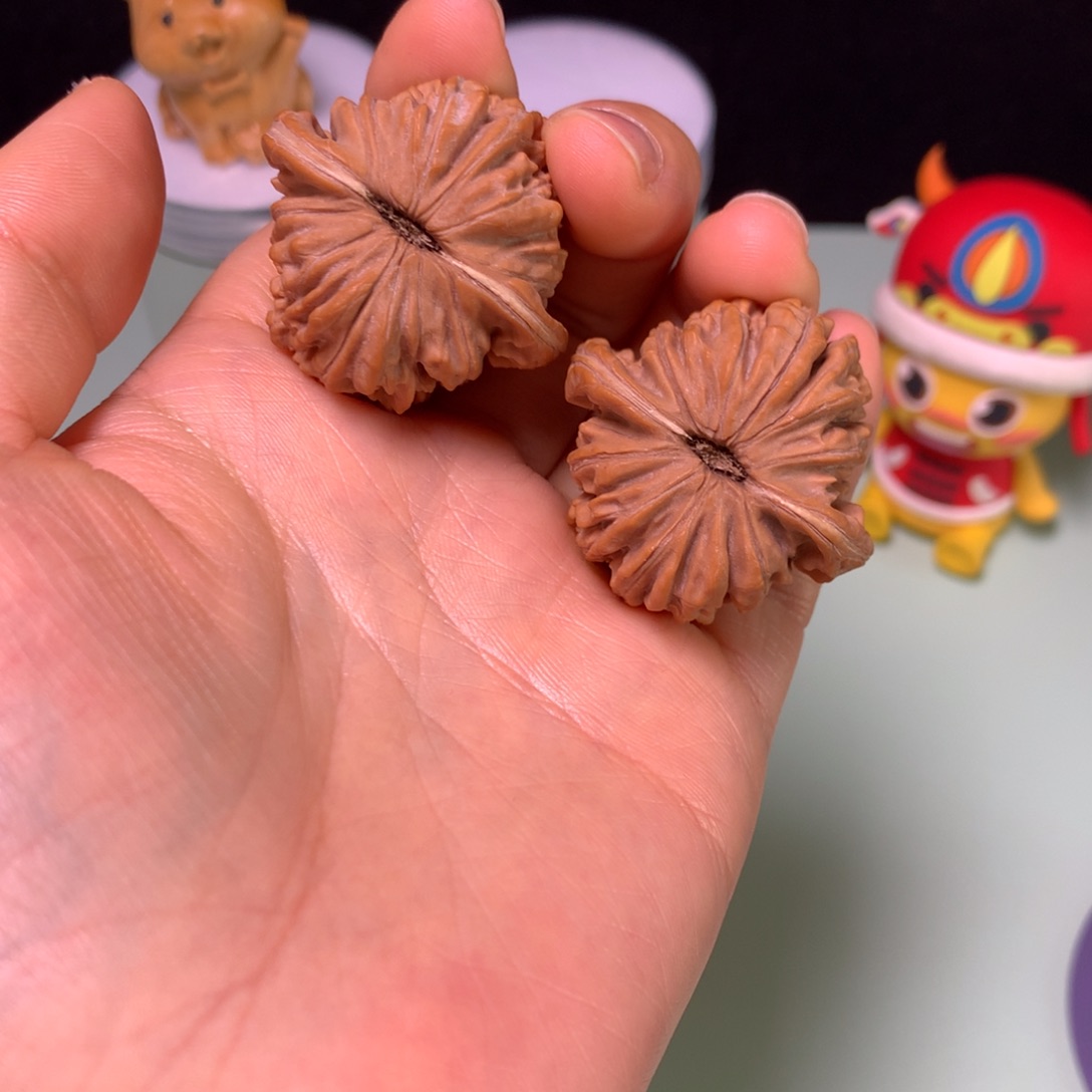 把件文玩核桃四座楼