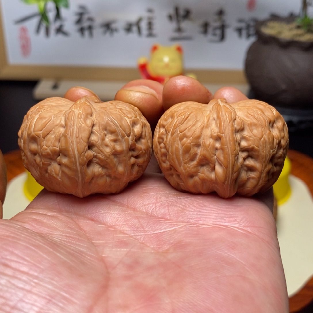 文玩核桃把件全品元宝43.5