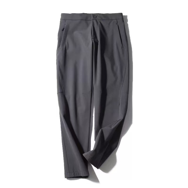 机能软壳裤！机甲旋转扣！男士速干透气运动宽松跑步弹力裤-6005