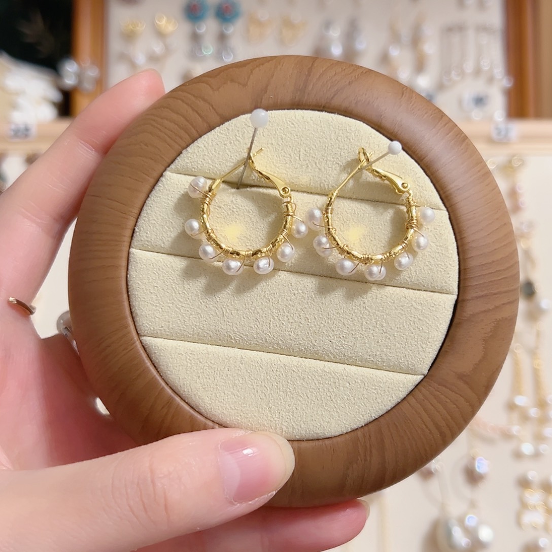 淡水珍珠原创手作银S925镶嵌