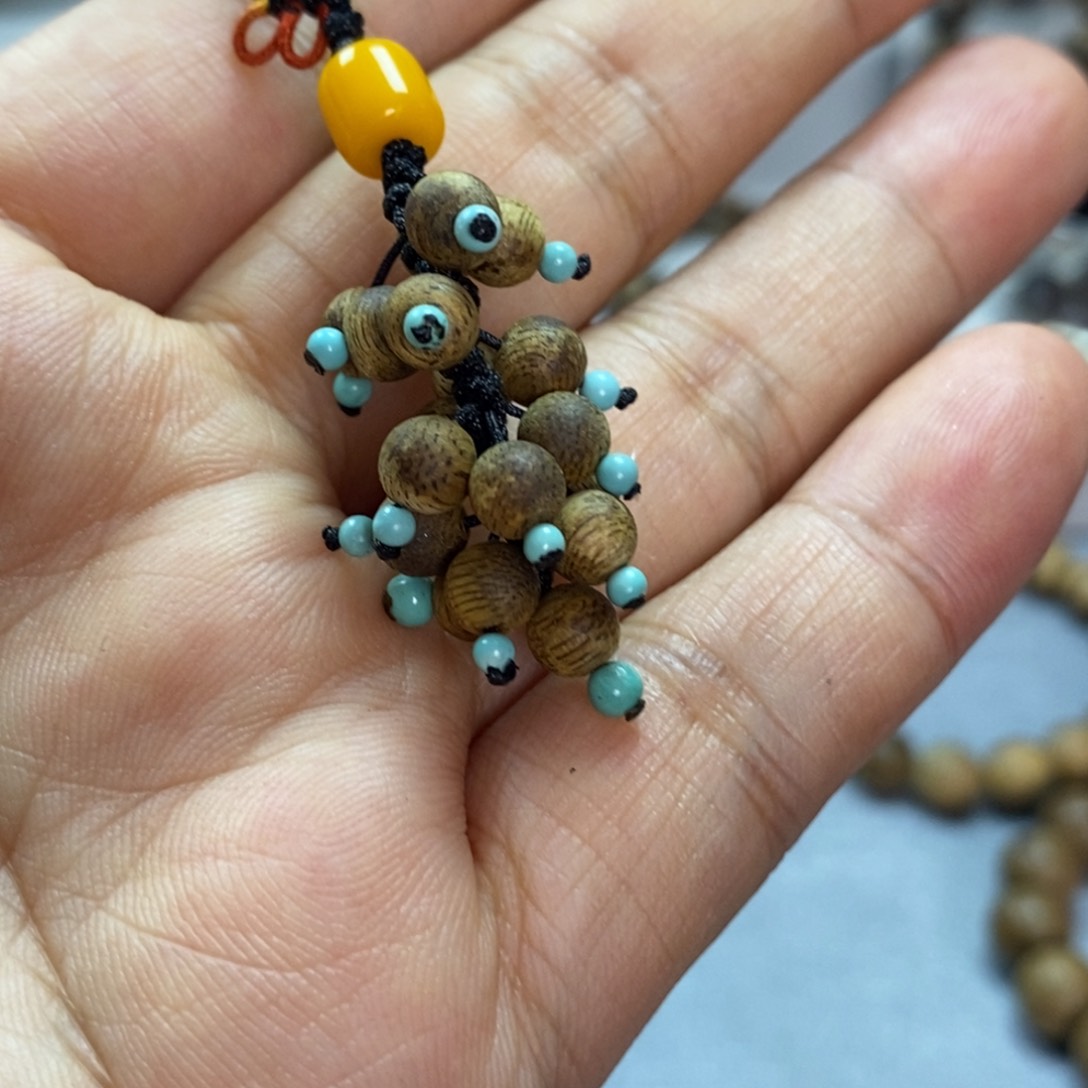 手串沉香手机挂坠