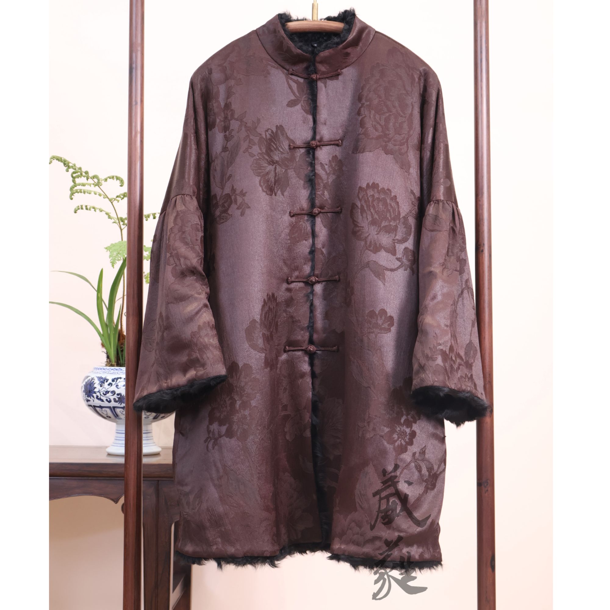 【棉衣】葳蕤国风中式服装立领对襟上衣棉衣（胸围125衣长85）