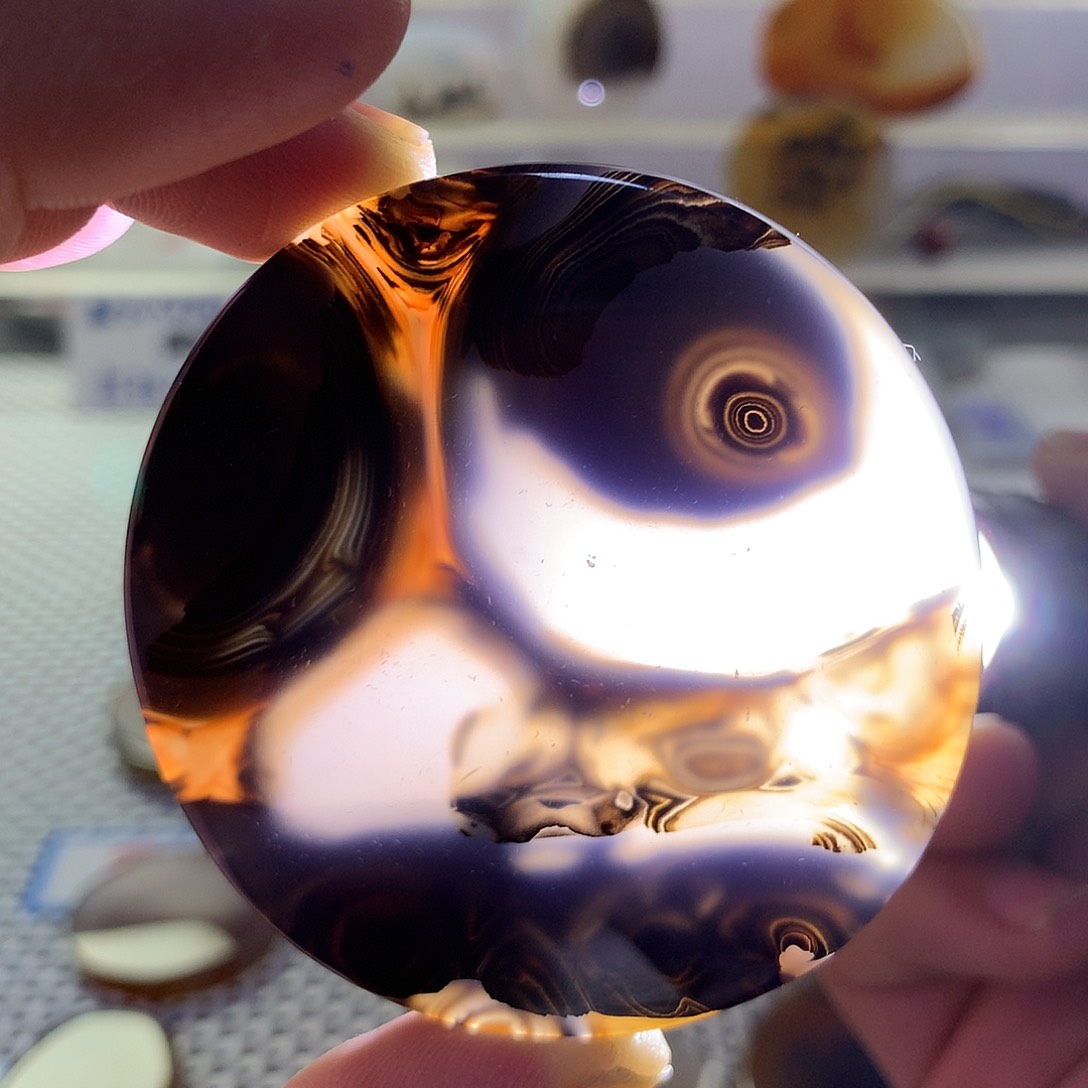 玛瑙/玉髓吊坠(不含链)未镶嵌