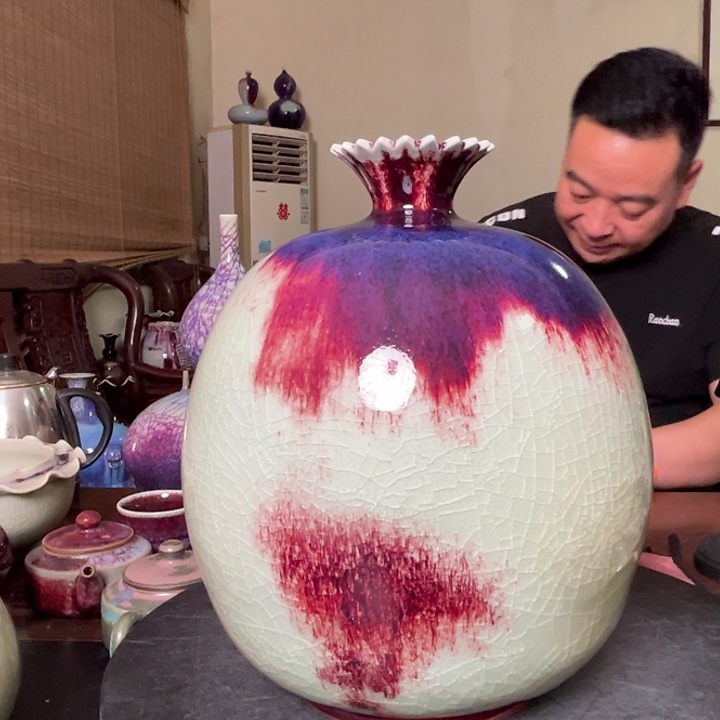 刘***总瓷片牛家钧窑牛自恒老师钧瓷